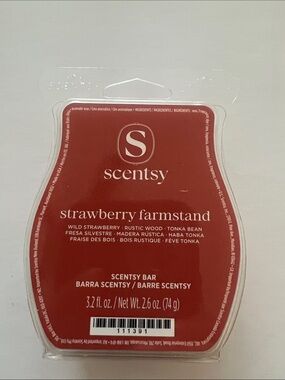 Scentsy Strawberry Farmstand Wax Bar